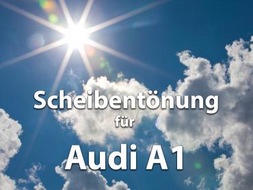Scheibentoenung Audi A1 Sonnenschutz Folie